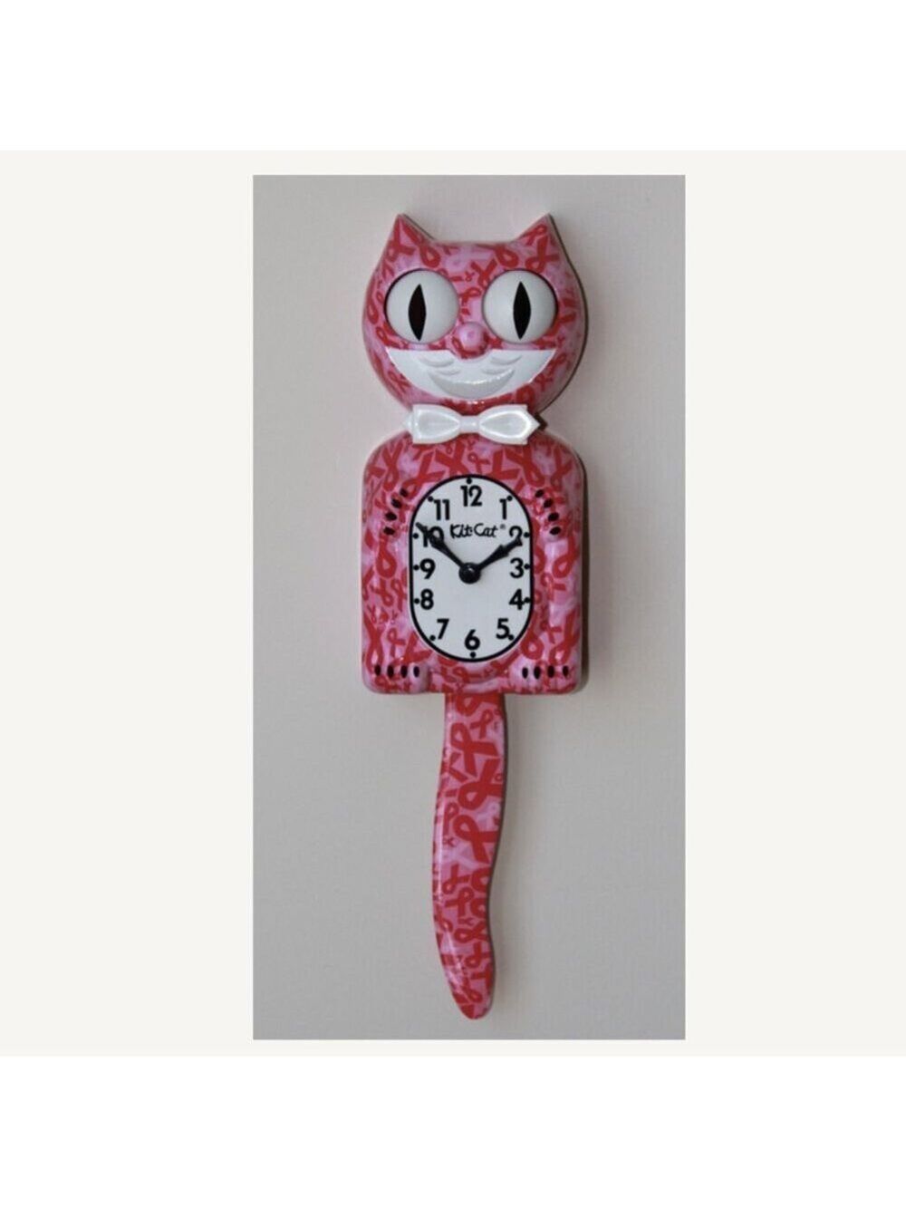 Exotic Pet Collection Pink Ribbon Kit-Cat Klock